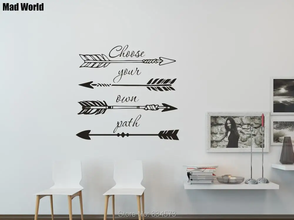 Choose Your Own Path Quotes Arrow Inspirational 56 60w 2