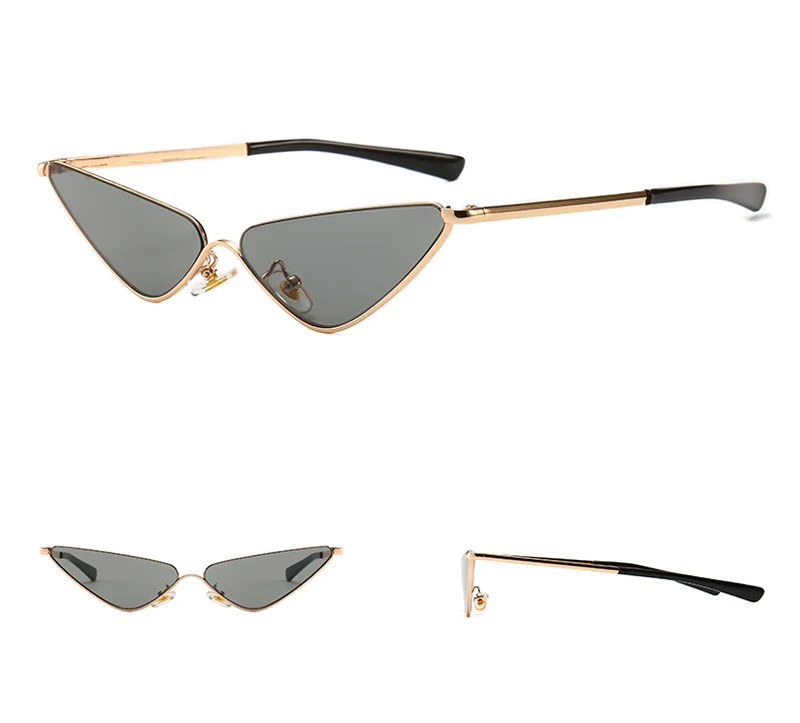 Metal Cat Eye Sunglasses Female detail (5)