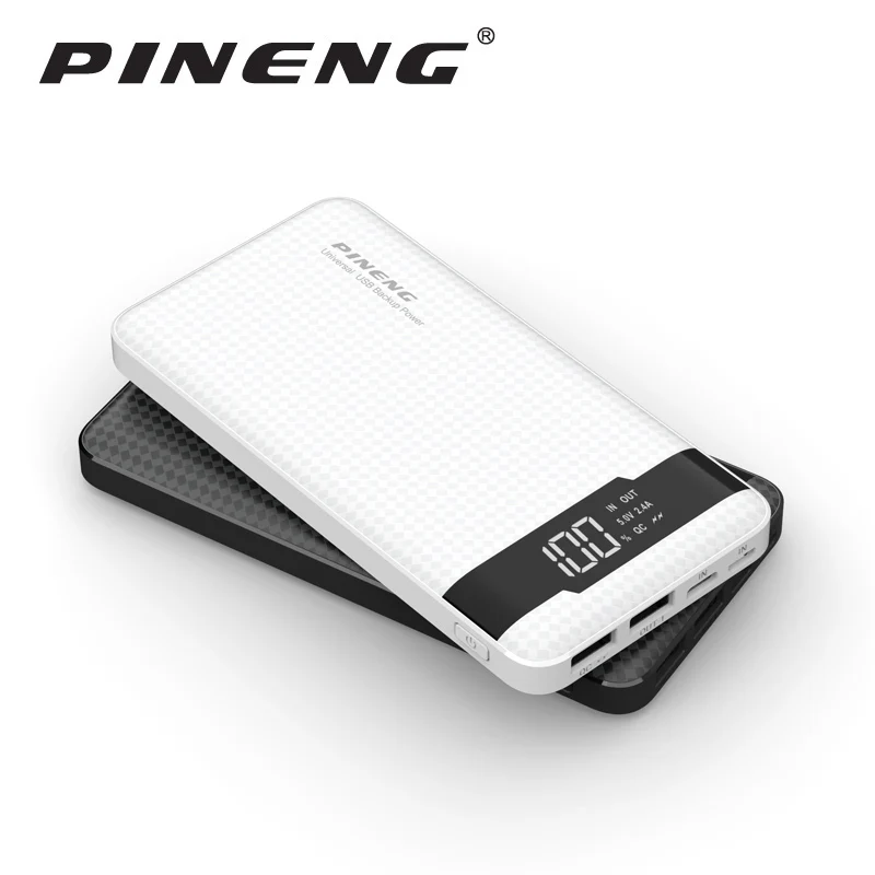 Pineng PN-961 10000mAh Power Bank PN961 Mobile Portable Charger Li-Polymer with LED Indicator Fast Charger For Xiaomi iPone XS