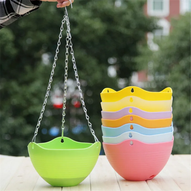 1 Set Fashion Garden Flower Pot Resin Thicken Plant Pots 