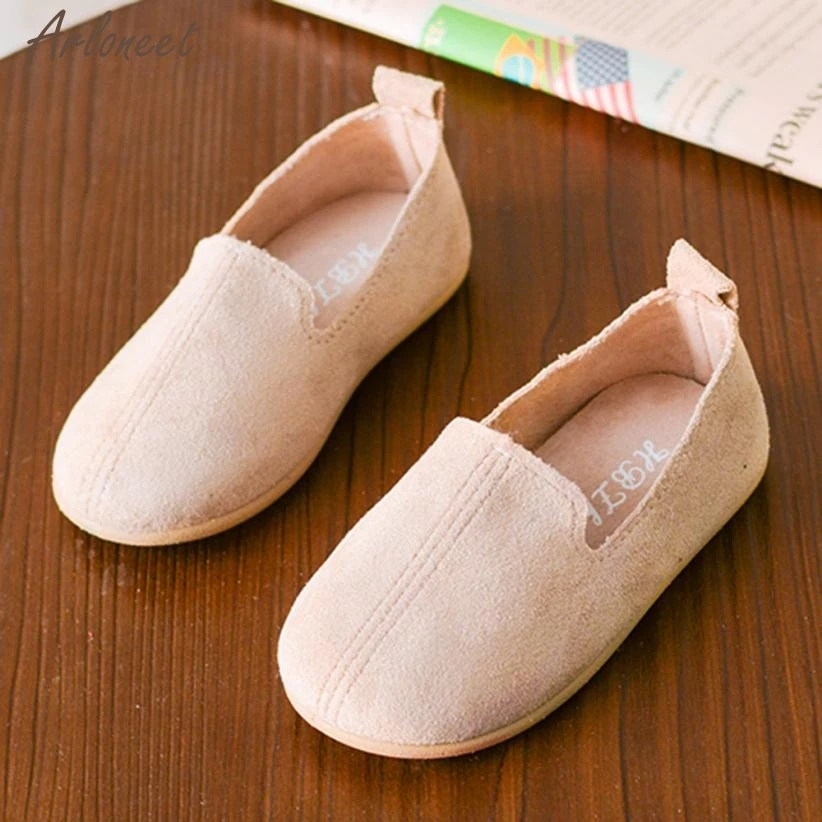 Детская обувь, летняя однотонная детская модная однотонная повседневная кожаная обувь для девочек, 27