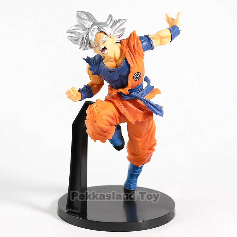 Banpresto супер Dragon Ball-Z героев Chouzetsu Gikou Vol.4 Сон Гоку ультра инстинкт ПВХ фигурка Коллекционная модель игрушки - Цвет: sliver goku no box