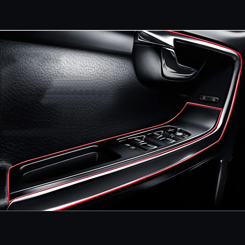 

5M Universal Car Styling Flexible Interior Internal Decoration Moulding Trim Decorative Strips Line DIY Sticker Car-Styling