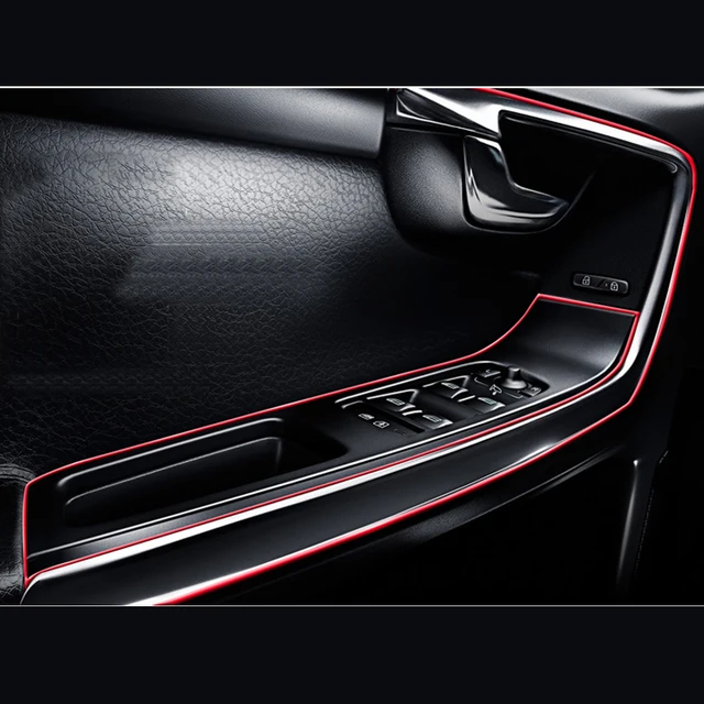 5m Universal Car Styling Flexible Interior Internal Decoration 5m Universal Car Styling Flexible Interior Internal Decoration Moulding Trim Decorative Strips Line Diy Sticker