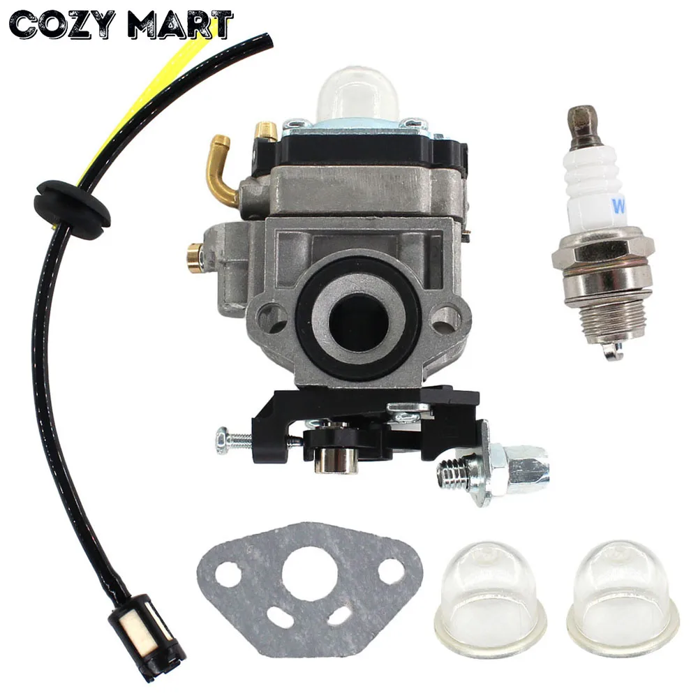 

Carburetor Spark Plug Fuel Line Kit For ATIKA HB 60 HB 60N Gasoline Hedge Trimmer Carb Gasket Primer Bulb