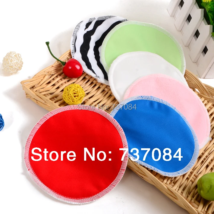 

10pcs/lot Organic Bamboo Waterproof Reusable Washable Nursing Pad Breast Pad Feeding Pads, Absorbent Soft Pads for Mom