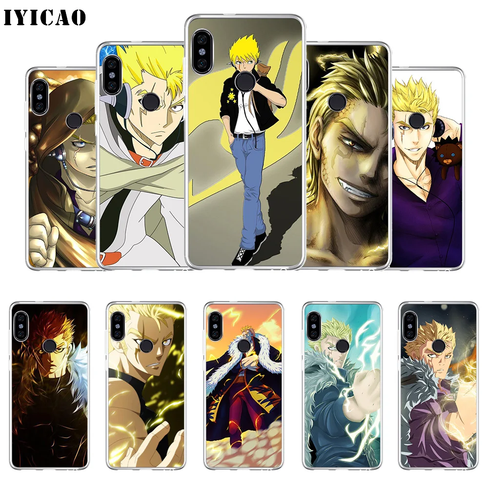 

IYICAO Laxus Dreyar Fairy Tail Soft Silicone Phone Case for Xiaomi Mi 9 8 SE Mi 6 Mi A1 A2 Lite F1 MIX2S MIX3 TPU Cover