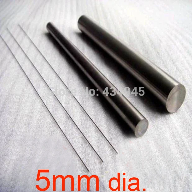 5mm diameter 50cm length Tungsten needle Tungsten rods W Bar stick