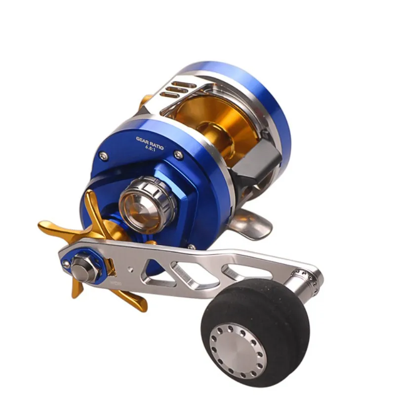 

Slow Jigging Drum Wheel Baitcasting Reel 11BB/6.8:1 Max Drag 12kg Wheels Carrete De Pesca Round Reels Fishing Tackle