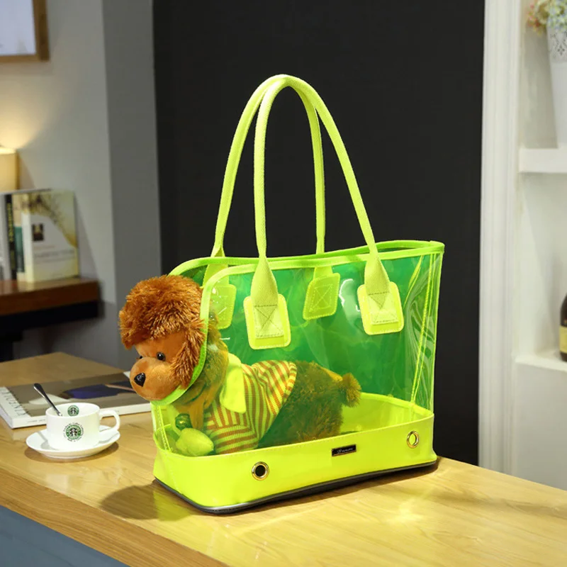 Dogs Portable Breathable Bag New Arrivals Teddy Dog Kennel Fashion Transparent Pet Bag Cats and Dogs Go Out to Pack