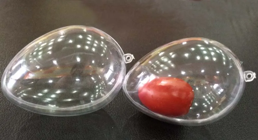 

European style opening hollow ball party decoration plastic egg sweet box wedding favor