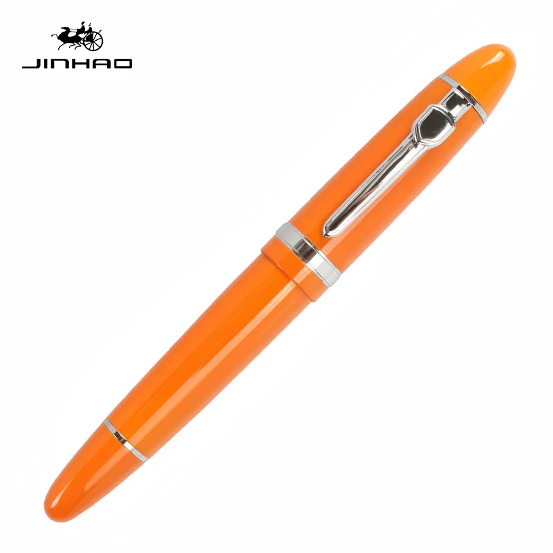 Orange Классическая Роскошная Шариковая ручка Jinhao 159, 0,7 мм, Ручка-роллер для подписи, ручка для руководителя, тяжелая ручка, деловые канцелярские принадлежности - Цвет: Orange