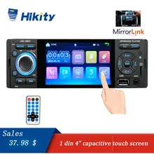 Hikity Car Radio 1 din jsd 3001 Autoradio 4 Touch Screen auto audio Mirror Link Stereo