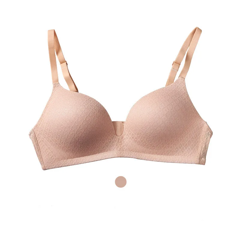Задняя застежка отжимать Bralette Беспроводной женское нижнее белье ультра тонкий