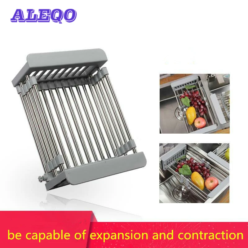 

Colander Strainer Sink Strainer Basket Drain Folding Extendable Handles Folding Strainer Kitchen Accessories