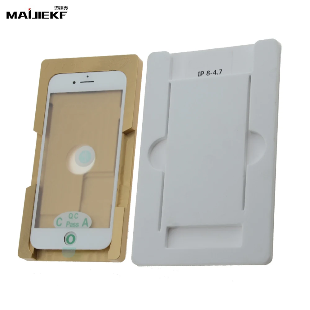 

AAA Precision aluminium mould with mat For iphone 5 5s 6 6s plus 7 7P 8 plus Laminator mold for the front glass with Frame mould