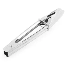 Wholesale HOT-Stainless Steel Outdoor BBQ Buffet Salad Scallop Food Tong Clip 4pcs