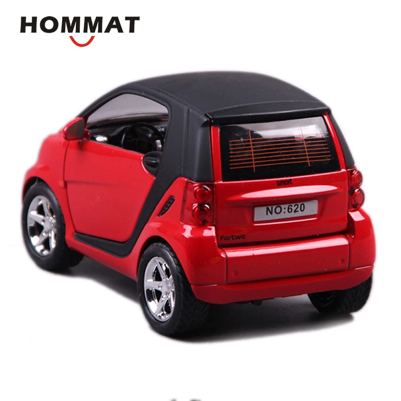 HOMMAT 1:24 моделирование Smart ForTwo литье под давлением игрушечный автомобиль модель металлическая Черная пятница детский подарок Машинки Игрушки для детей