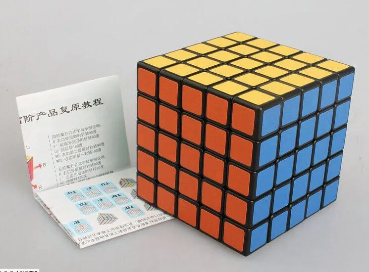 Shengshou волшебный кубик 63,5 мм 5x5x5 головоломки кубики Поворот Скорость Cubo Magico квадратный пазл-Игрушка хороший подарок развивающие игрушки