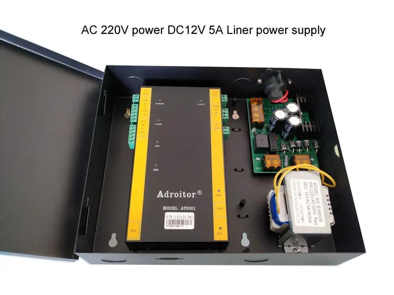 Newest wiegand brand 32-bit TCP single Door Control & power case 110V/220V support software/ web/ smart phone/tablet