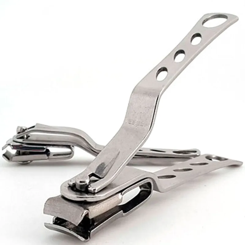 

2017 New Big Stainless Steel 360 Nail Clipper Cuticle Trimmer Cutter Manicure Pedicure Care Tool Silver Portable Nail Salon