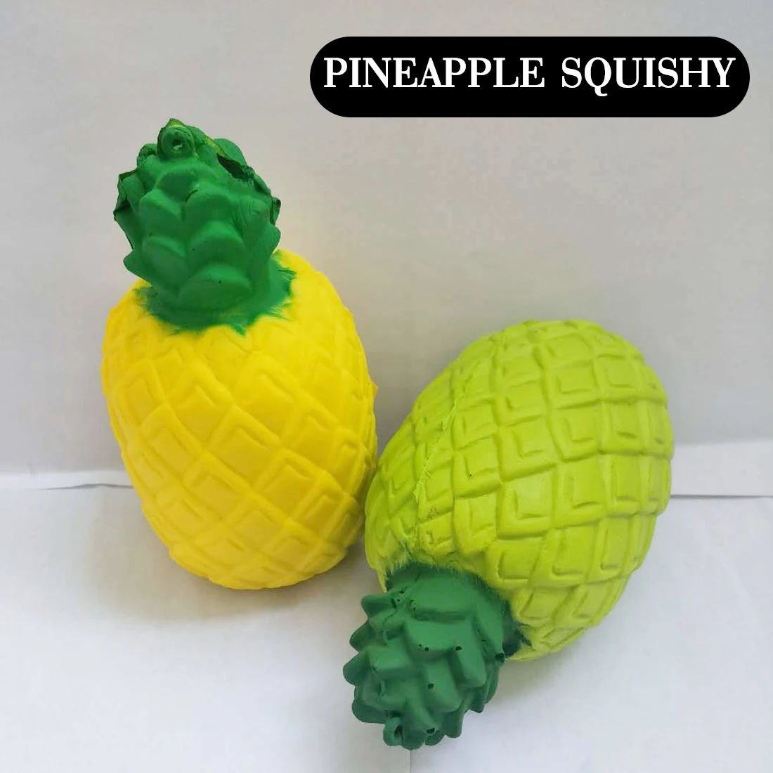 2018 New Arrival Fruits Jumbo Kawaii Slow Rising Squeeze Stretch Scented Bread Cake Kid Toy Gift Doll Squishy Pineapple Mobile Phone Straps