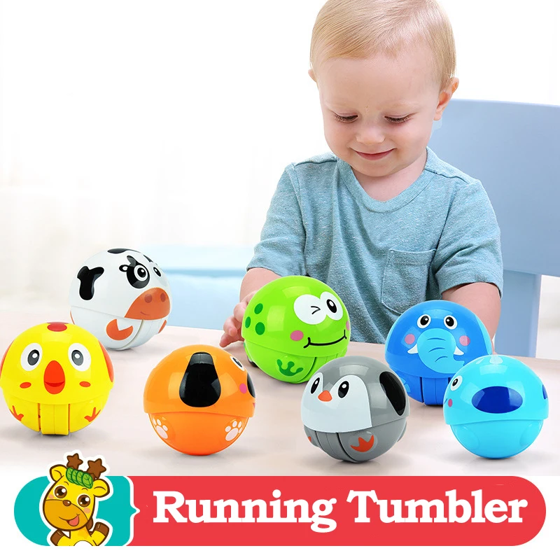 Детские игрушки мяч 3 + месяцев мультфильм животных Бег стакан Brinquedos Para Bebe Игрушечные лошадки для малышей Детские погремушки с Вышивка