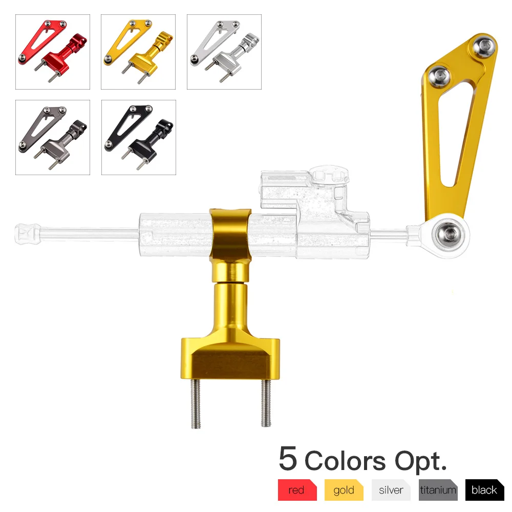 Мотоцикл рулевой демпфер Кронштейн монтажный комплект для Honda CB600F Hornet 2007 2008 2009 2010 2011 2012 2013