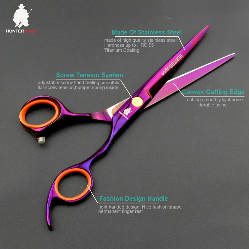 Скидка 50% Бесплатная доставка HUNTERrapoo парикмахерские scissros набор для