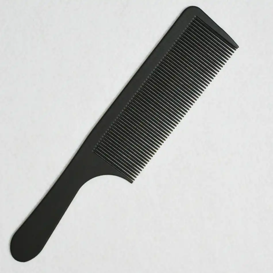 Carbon Haircut Comb Black Salon Hairdressing Comb Antistatic Heat