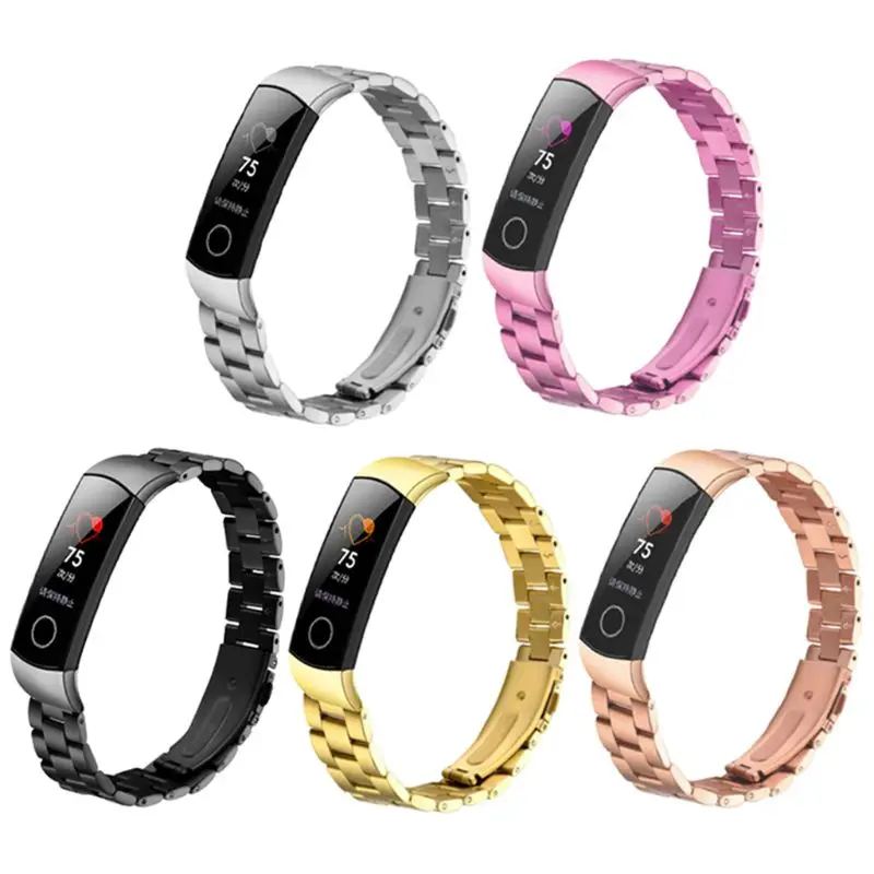

Metal Watch Band For Huawei Honor Band 4 Replacement Stainless Steel Bracelet Strap Wristband
