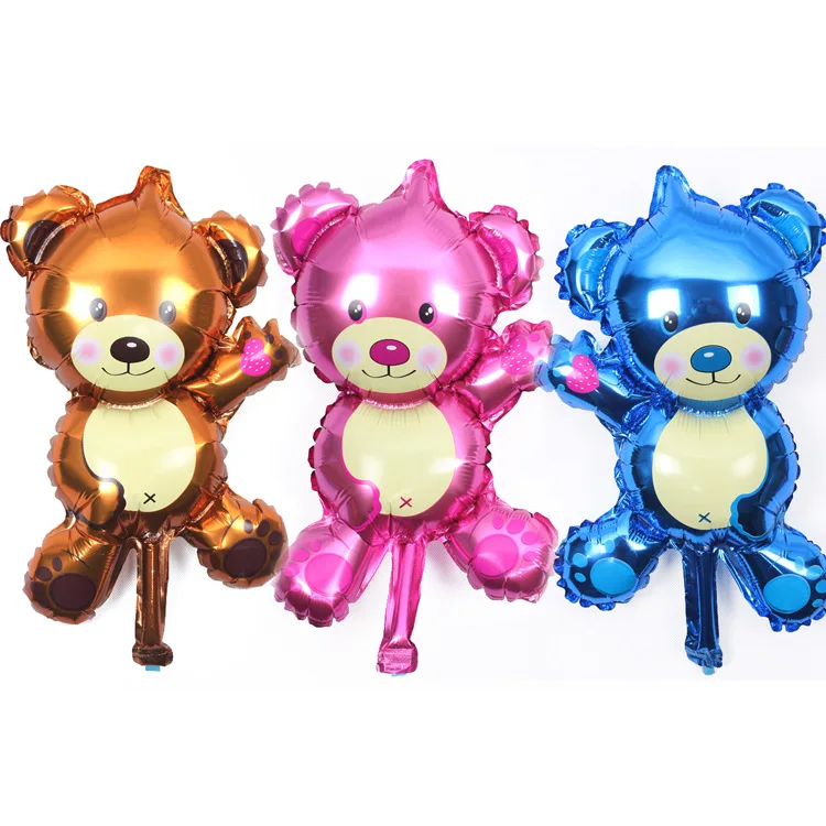 

APRICOT new children's toys birthday party balloon decoration foil balloons wholesale Lovely Bear Shaped wedding decoration