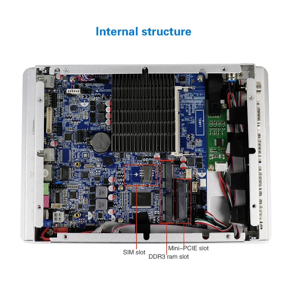 Minisys настенное крепление 10,1 ''планшетный ПК Intel J1900 Dual NIC промышленный все в одном ПК резистивный сенсорный экран компьютер для Windows 10