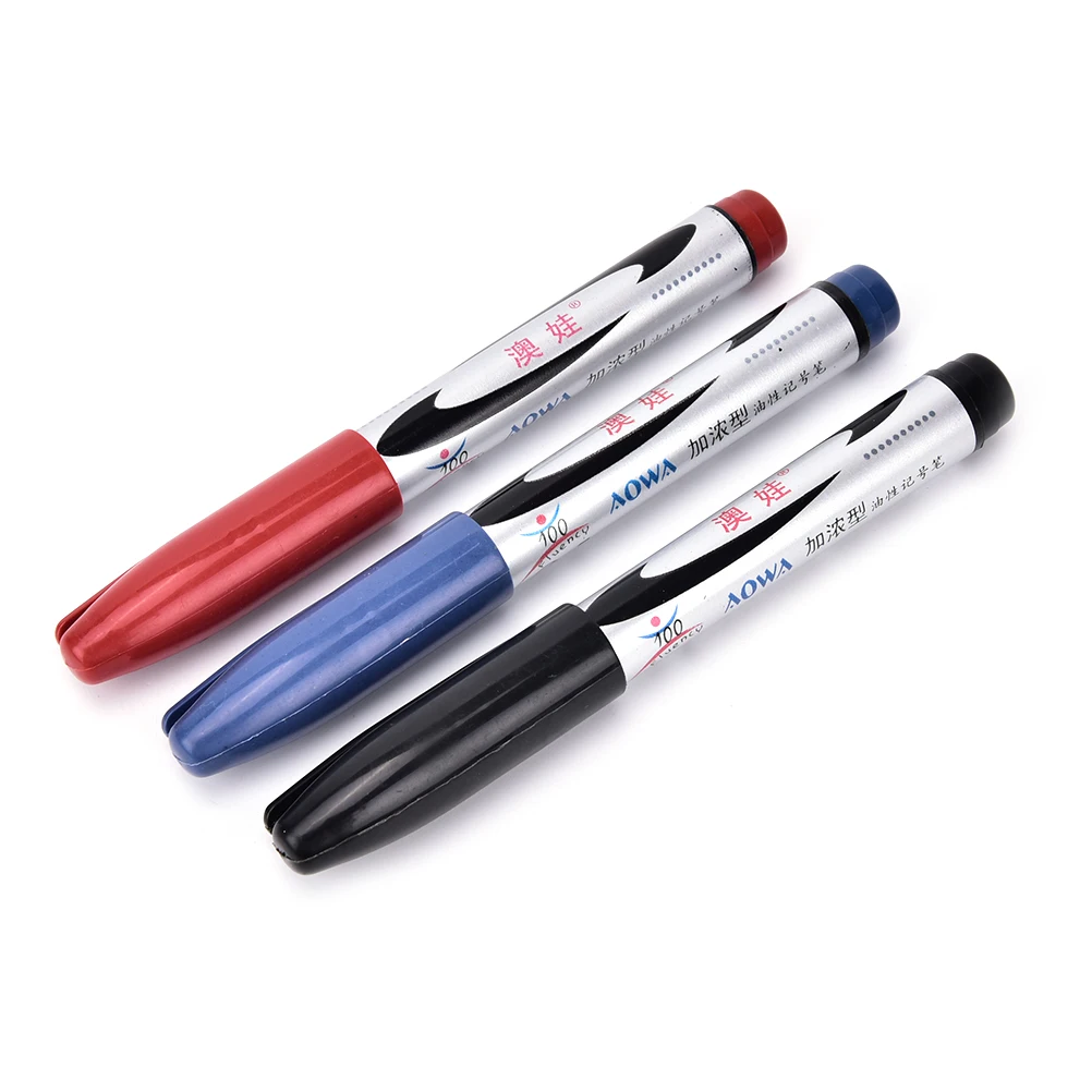 Newest Fineliner Pens Single Head Marker Pen Water Based Assorted Ink Arts Drawing For Children Graffiti Hook Fiber Pen 3 Colors