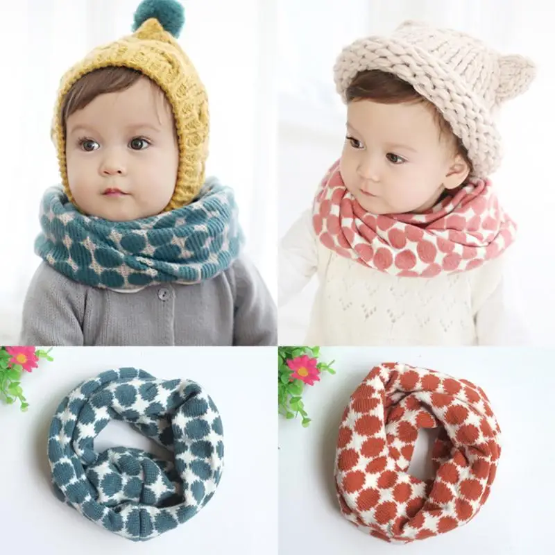 Buy Baby Scarf Winter Warm Knit Wool O Scarves Chidren