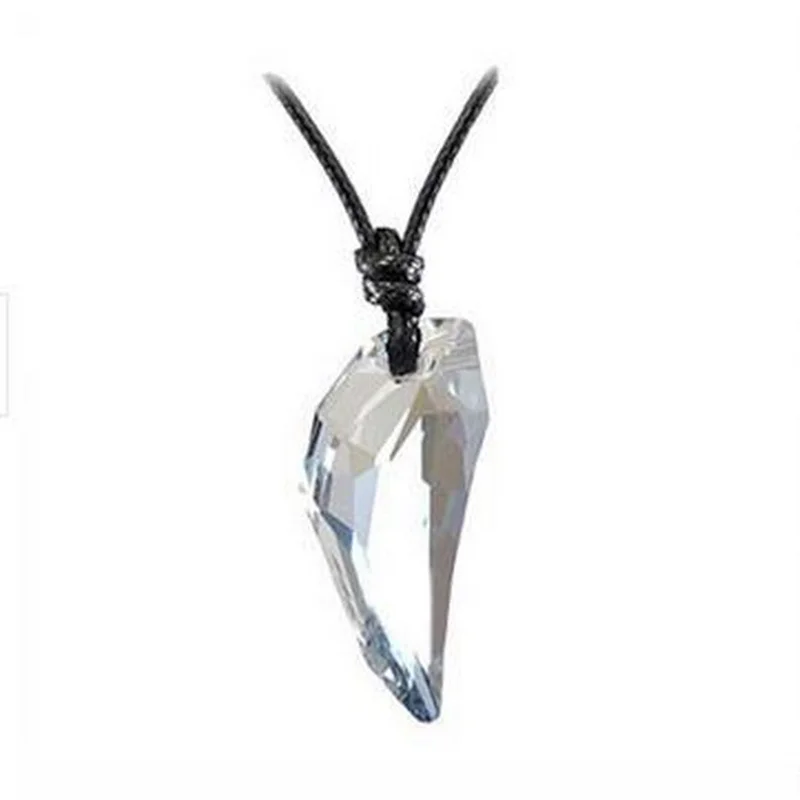 Мода волк зуб Австрия большой кристалл ожерелье с Ele мужчины t кулон ожерелье волчий зуб для мужчин ювелирные изделия подарок
