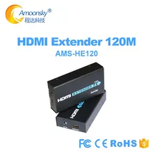 HDMI удлинитель с 2 портами сплиттер 1080p сигнала на 120 м RJ45 Tranciver TX & RX