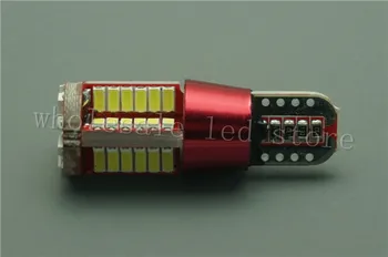 

10pcs LED T10 w5w 194 168 57smd 4014 auto car styling Parking Bulbs Light Lamps 6000k dc12v xenon white color