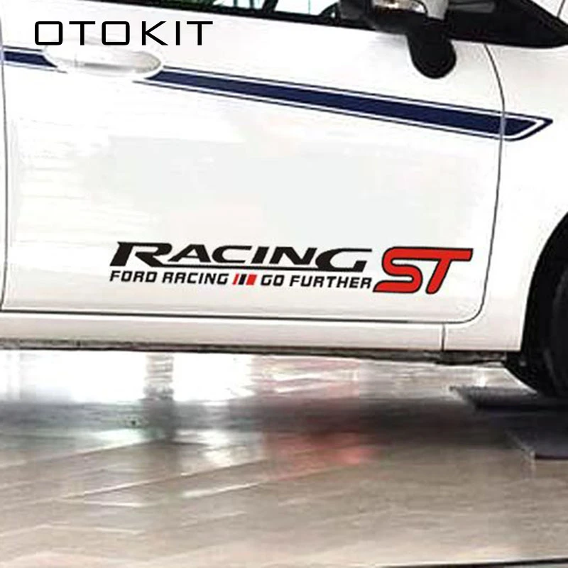 1 ペア 50 8 センチメートル St レーシングモータースポーツさらに行く車のステッカードアステッカーフォードフォーカス 2 フォーカス 3 モンデオフィエスタ久我 Mk2 Mk3 Mk4 車のステッカー Aliexpress