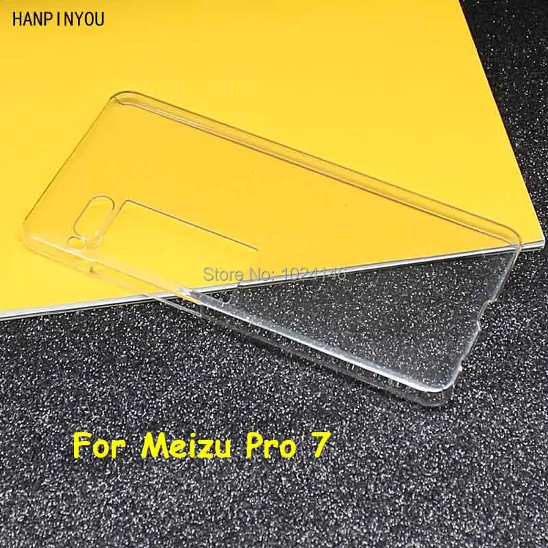 Для Meizu Pro 7 pro7 5 2 &quotновый тонкий кристально прозрачный Жесткий ПК чехол для задней