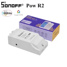 Sonoff POW R2 Wifi умный переключатель таймер DIY измерение энергопотребления умный дом автоматизация 250 В 16А с Google Home Alexa