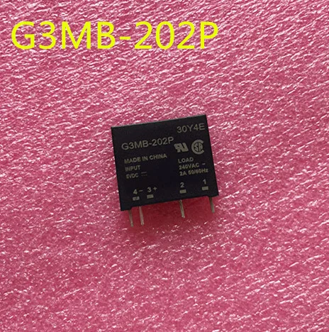 

Solid state relay G3MB-202P-5VDC G3MB-202P-5V G3MB-202P DC-AC PCB SSR In 5VDC,Out 240V AC 2A