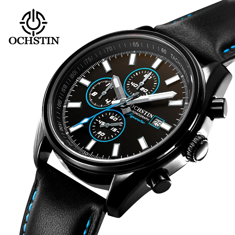 

OCHSTIN Men's Watch Men Sport Quartz Men Watches Chronograph Wrist Watch Relogio Time Hour Clock Reloj Hombre Mens Watches