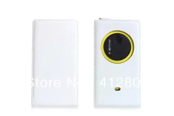 Вертикальный чехол книжка из натуральной кожи для Nokia Lumia 1020 Прямая поставка|leather
