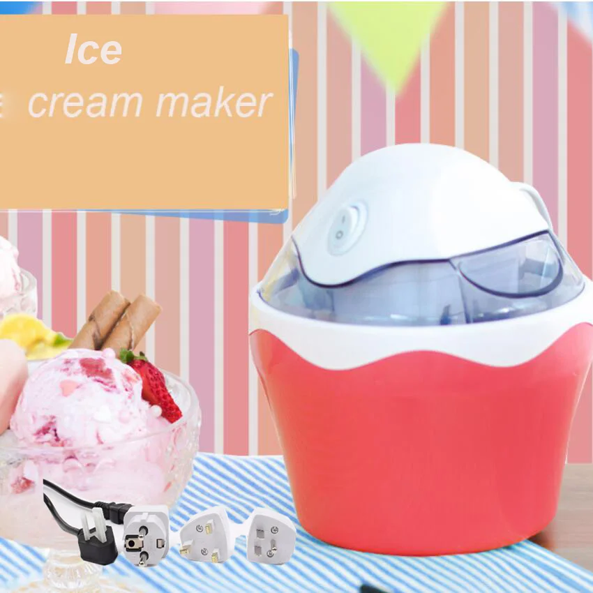 

220V mini home ice cream maker Ice Cream Machine portable ice maker Fashion ice cream maker machine Milkshake Dessert Machine