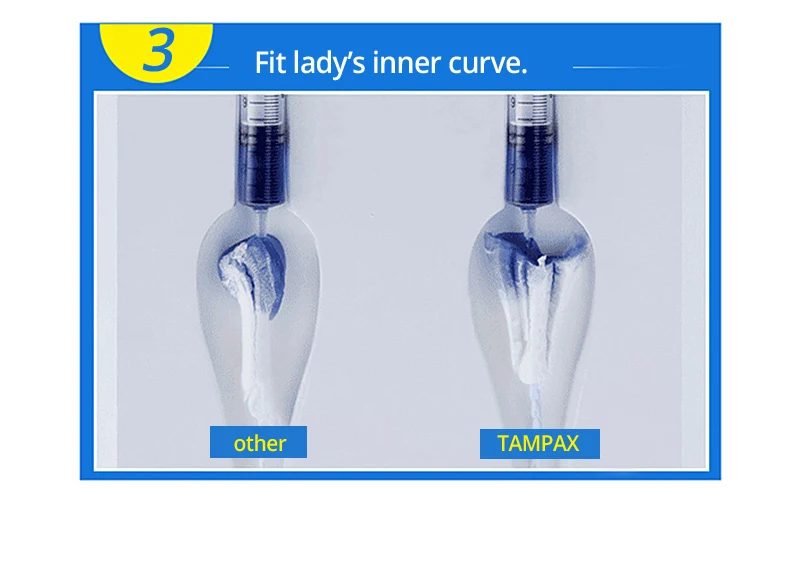 Катетерные тампоны Tampax, 50 шт., без запаха, установка на 3 впитывания, менструальная чаша, впитывающая антибактериальная гладкая гигиеническая прокладка для менструаций