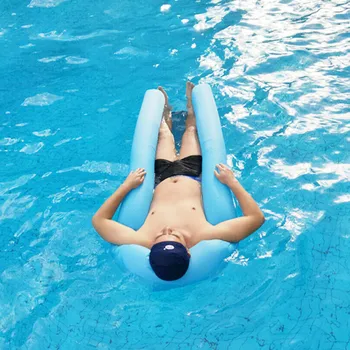 

100% pure nylon fabric Inflatable Floating Lounge Water Hammock Float Mattress Swimming Pool Bed