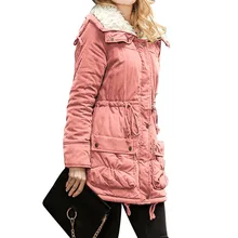 Litthing, ветровка на молнии с длинным рукавом, куртка, пальто, парки, Женское зимнее пальто, утепленная хлопковая куртка, женская верхняя одежда