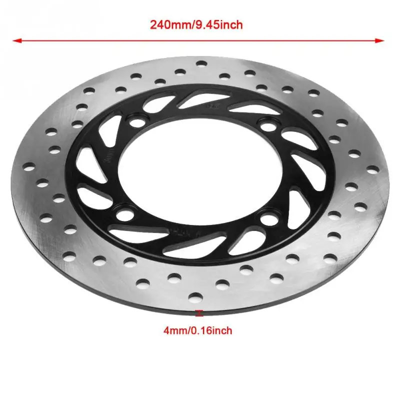240 мм Мотоцикл Круглый задний тормозной диск для Honda CB400 CB-1 CB500 CB750 CB900 Hornet919 Высокое Качество Мотоциклетные аксессуары
