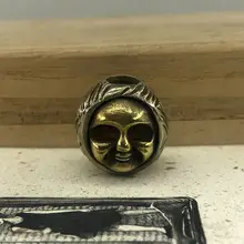 EDC инструменты латунный нож бусины латунный Мельхиор Seiko кукла бусы на шнурок Паракорд нож брелок инструмент кулон#88